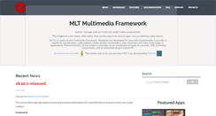 Desktop Screenshot of mltframework.org