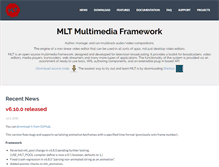 Tablet Screenshot of mltframework.org